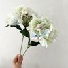 Real Touch Artificial Hydrangea Flower 14 Inch Large Full Faux Silk Hydrangea Flower with Stem for Floral Arrangement Home Table