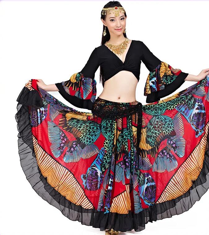 Oriental Dance Swinging Skirt Flower Skirt Set Belly Dance Skirt Swinging Dance Skirt Belly Dance Skirt Set