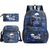 School Season Theumbrellaacademy School Bag 3-Piece Pencil Case + Shoulder Bag + Backpack