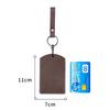 Customizable Leather Cover for Label Starline S96 and PIK Intercom Unisex IC Alarm Tag Mark Protective Case Car Keychain Holder