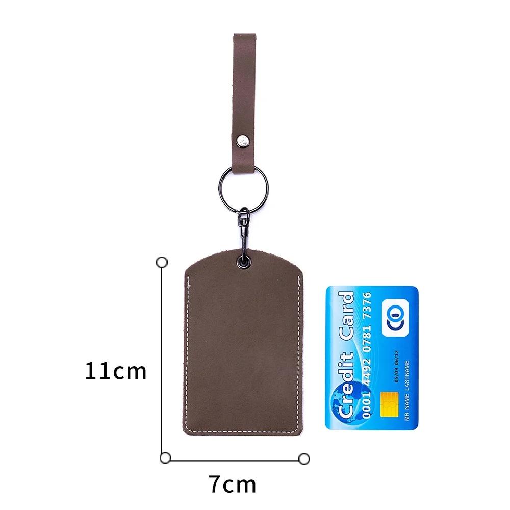 Customizable Leather Cover for Label Starline S96 and PIK Intercom Unisex IC Alarm Tag Mark Protective Case Car Keychain Holder