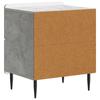 Nightstand Concrete Gray 43 x 34.5 x 49.5 cm Particleboard