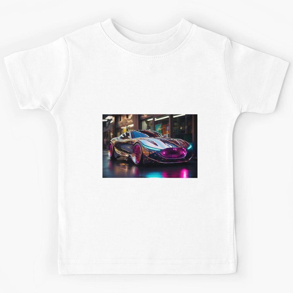 Futuristic Supercar Cyborg Dragon Concept 4 Kids T-Shirt 110