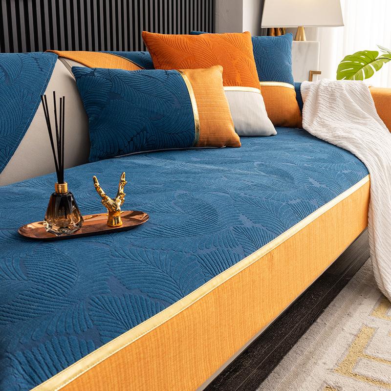 

Manufacturer Simple Modern Seat Cushion Four Seasons Universal Non-Slip Sofa Cushion Living Room Sofa Cover Backrest Armrest Towel 70*70cm