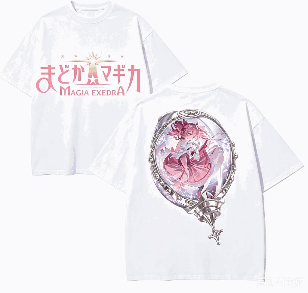 Puella Magi Madoka Magica Anime Lover TShirt Harajuku Cotton NewModel High Street Retro Fashion Unisex Oversized High Quality