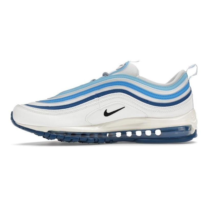 Nike Air Max 97 Azzurro Ghiaccio Sneakers Uomo Bianco Foto-Azzurro FN6957-100