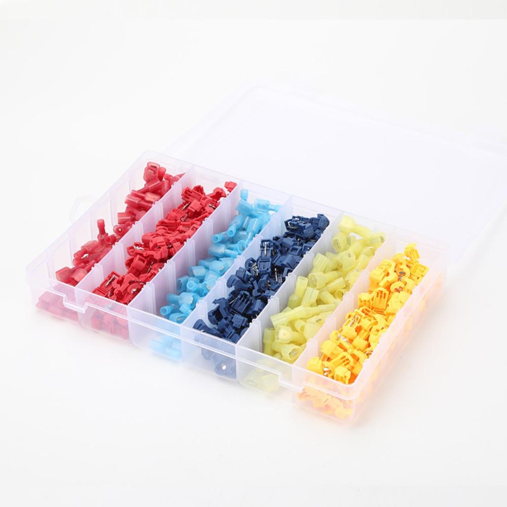 

360Pcs T Tap Wire Tap T Tap Проводные разъемы Разъемы для сращивания проводов