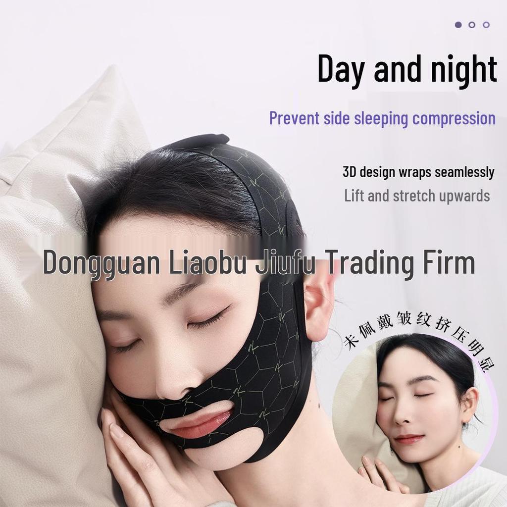 V-Shaped Slimming Face Mask for Nasolabial Folds, Double Chin, and Facial Sculpting