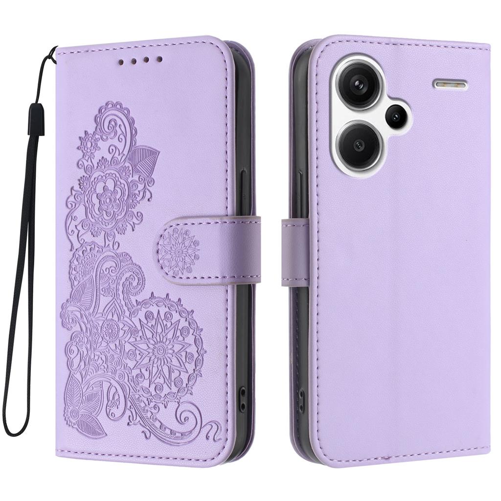 Pentru Xiaomi Redmi Note 13 Pro+ 5G Huse de Telefon Mandala Floare Piele Portofel Husă Mobilă cu Curea