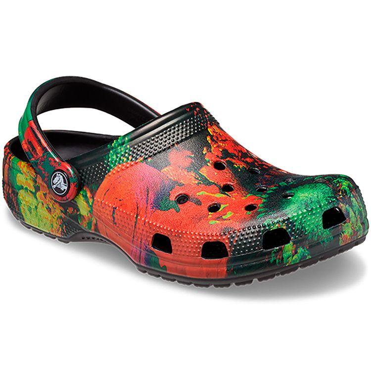 Crocs Classic Clog EVA Cyberpunk Beach Clogs Unisex Clogs Black 207858-988
