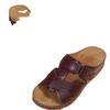 Exclusive for 2025202544 Large Size Women's Shoes Hollow Wedge Heel Velcro Sandals Women's Thick-soled Half Slippers