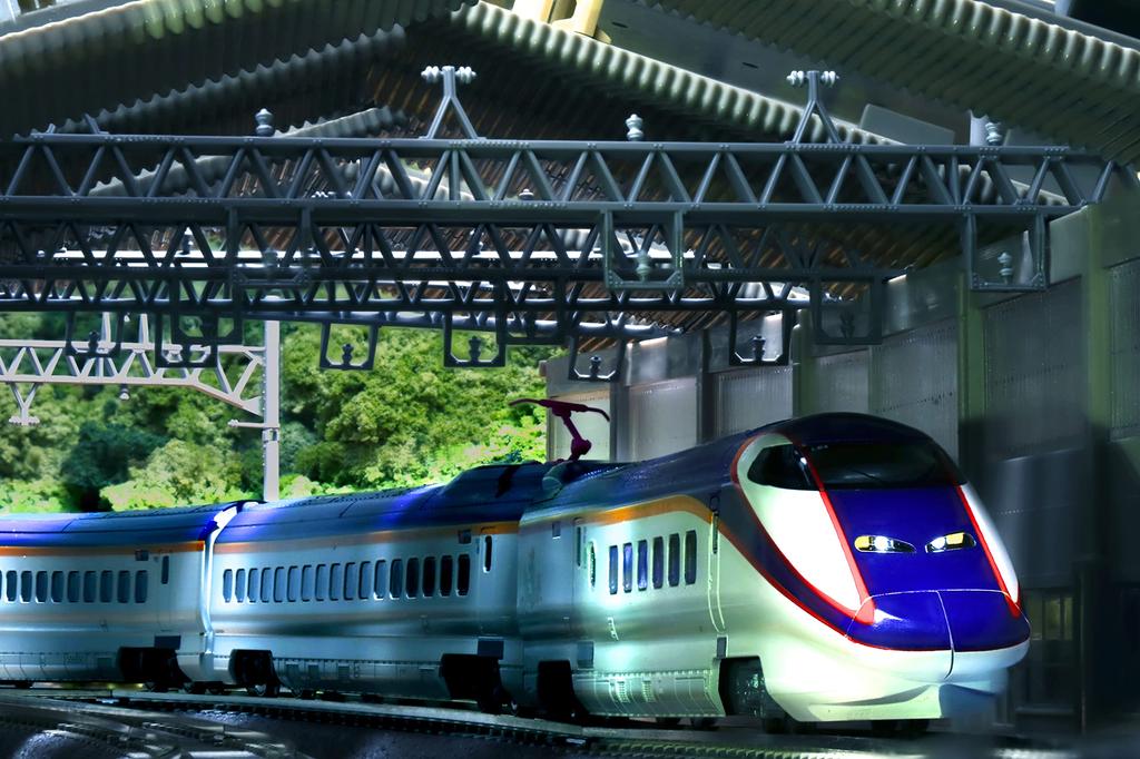 KATO N Gauge E3 Series 2000 Series Yamagata Shinkansen Tsubasa New Livery Set Model Train 7-Car 10-1255