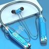 Waterptoof Wireless Bluetooth Earphones Neck-mounted Sports Headsets Neckband Headphones  Outdoor
