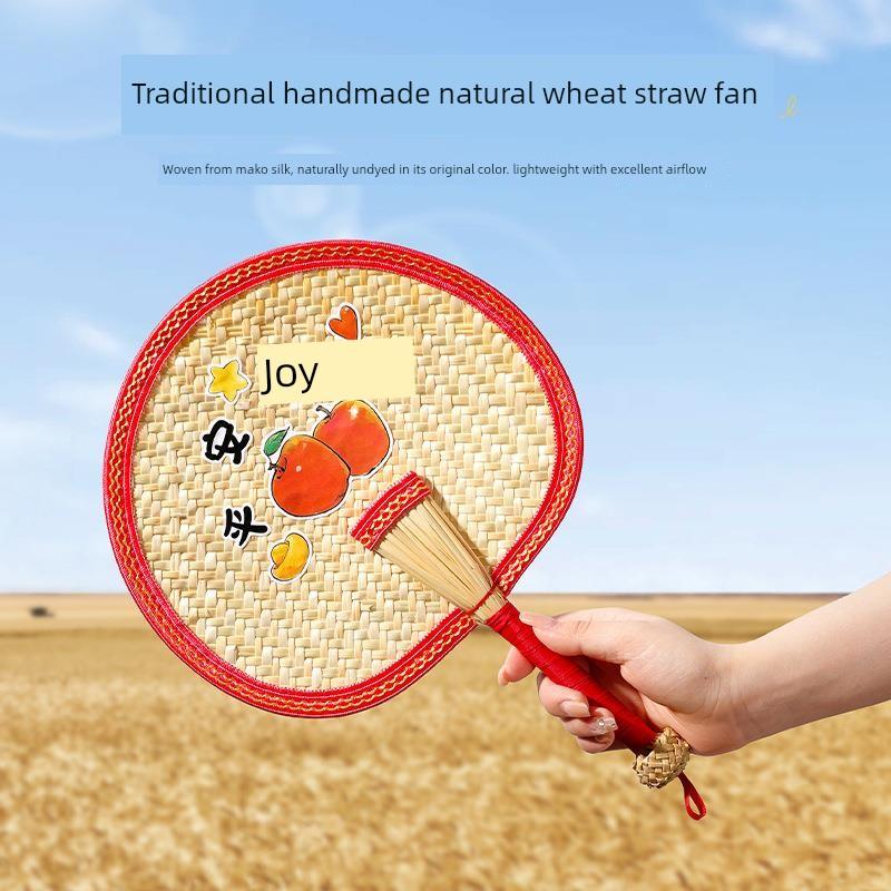 Summer Household Hand-Woven Durable Traditional Large Palm Fan, Summer Sunflower Banana Fan, Hand-Held Fan