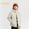 Balabala Boys' Fleece-Lined Hooded Puffer Jacket