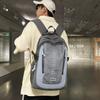 Schoolbag Fog Gray Adjustment Machine Wind Anti-splashing Backpack Junior High School Outdoor Play Couple Mountaineering Leisure Backpack