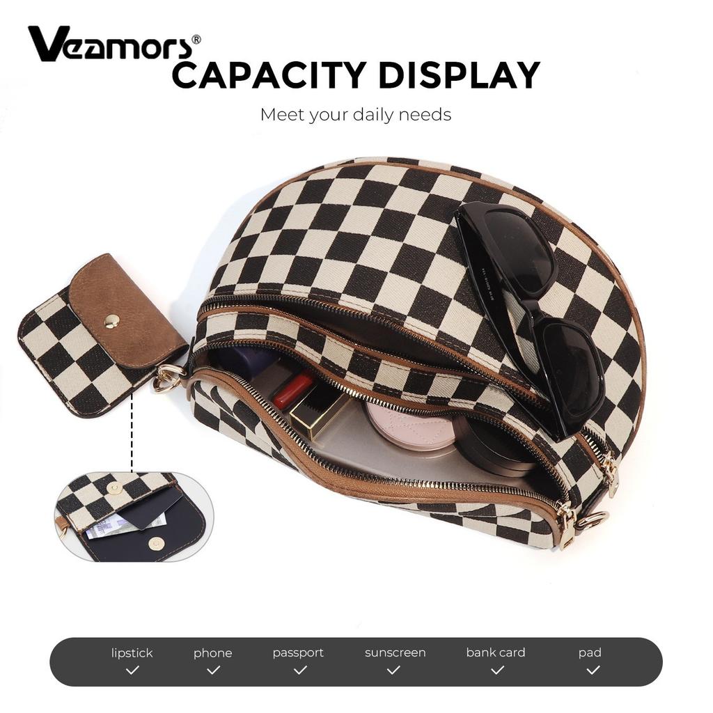 Women Adjustable Strap Crossbody Bag Vintage Shell Waist Bag Casual Daily Shoulder Purse