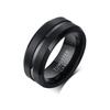 Anello Apribottiglia in Acciaio al Tungsteno 8mm Gioiello da Uomo alla Moda Accessorio di Moda Resistente