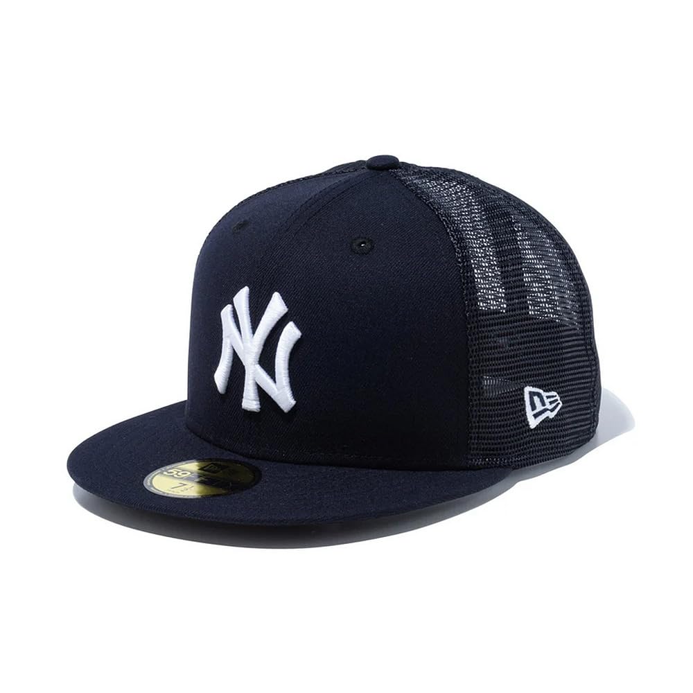 

New Era 59FIFTY MLB NY Navy Mesh 7 5950TR NEYYAN NVY WHI25J Cap, 1/4 inch,