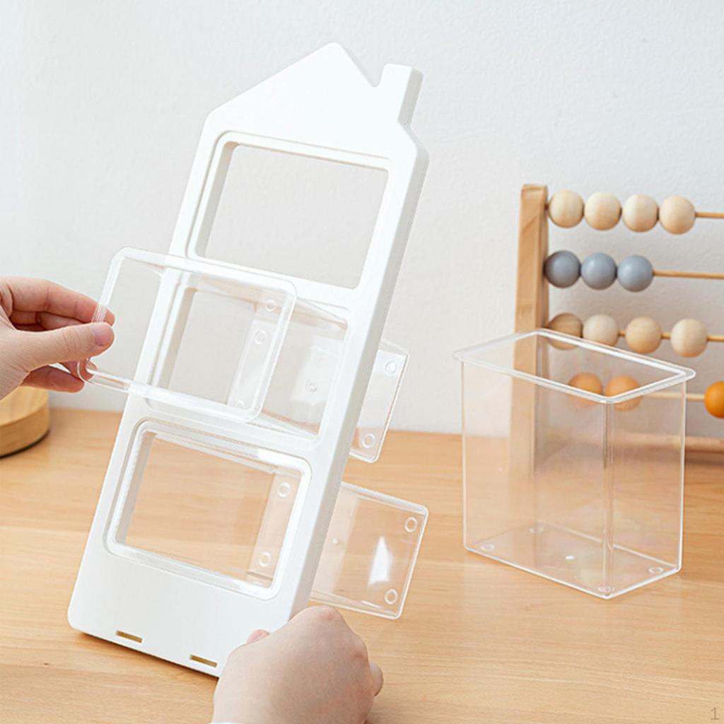 Pen Cup Pencil Holder Countertop Multifunctional Desktop Organizer for Workspace School
