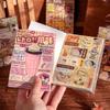 Vintage Japanese Sticker Book Aesthetic Scrapbook Decoration Dessert Food Cake Stationery Stickers for Journal Planner DIY