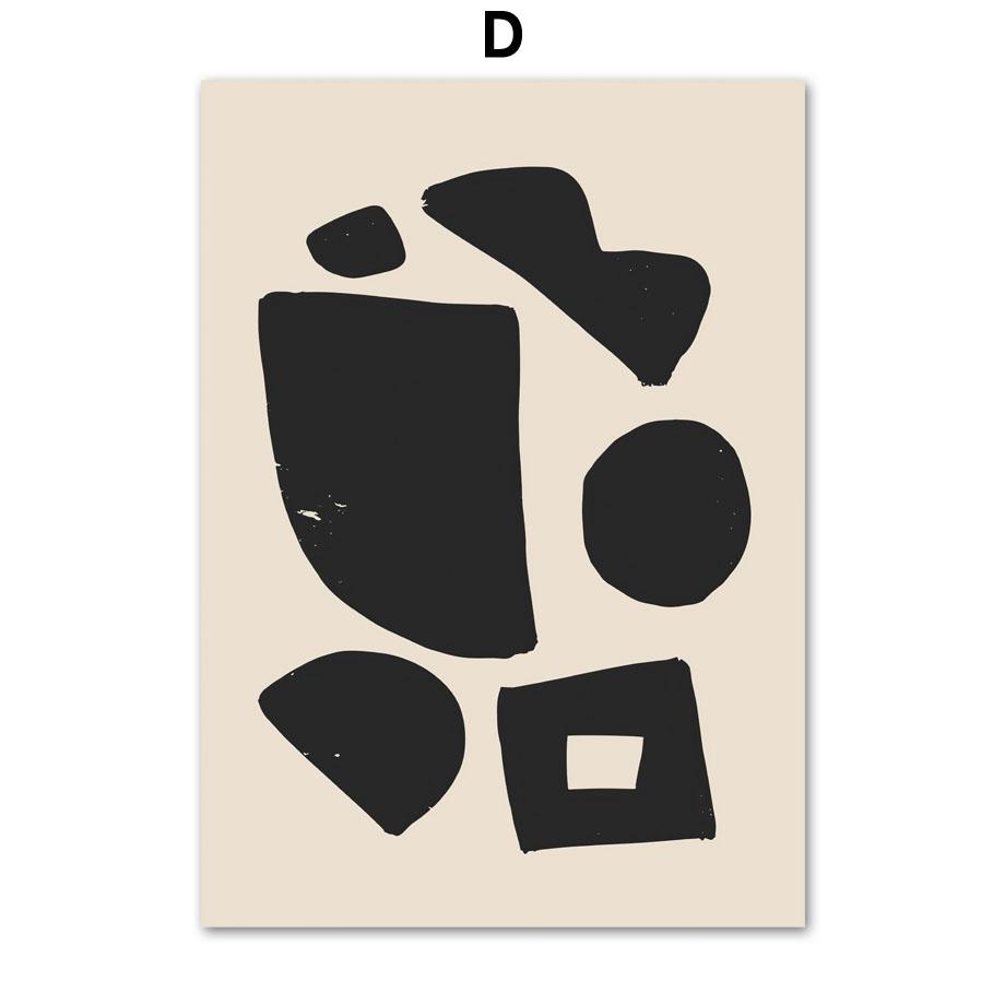 Modern Minimalist Style Abstract One Line Nordic Poster Gallery Wall Art Print Canvas Painting Decor Pictures For Living Room