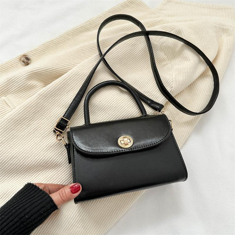 Fashionable Handbags for Women's New Autumn and Winter Casual Fashionable Trendy Small Square Bag Commuter Slant Shoulder Bag