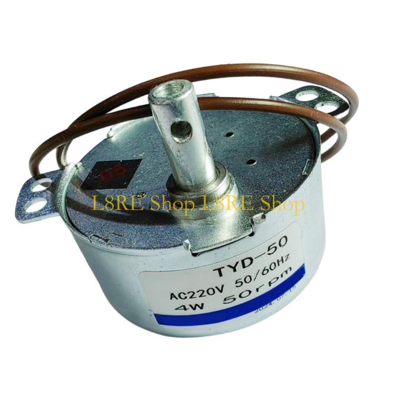 L8RE Für TYD50 220V-240V 50 U/min 4W 50/60Hz Wellendurchmesser Synchronmotor für Rotierendes Lichtkastenventilator Synchronmotor