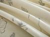 Yimanqiyun Round Cotton Linen Tablecloth with Floral Sketch Print