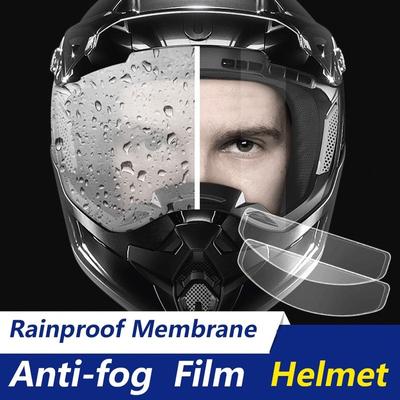 Universeller Motorradhelm-Antibeschlagfilm und regenfester Film Nano-Beschichtung Aufkleber Film Helmzubehör