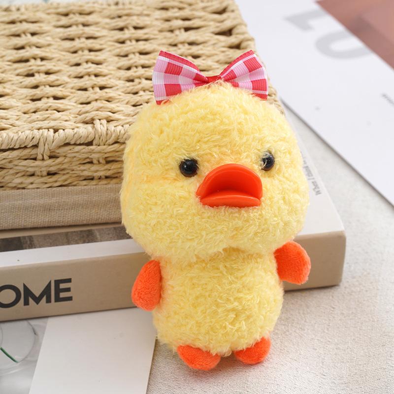 Plush Duck Adorable Keychain Cute Stuffed Animal Doll For Bags Gifts And