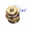 5 Pezzi Ugello a Rifrazione 180° in Ottone Filetto Maschio 1/2" Spruzzatore per Irrigazione Giardino Prato Aiuola Fiori Orto Irrigazione Irrigatori