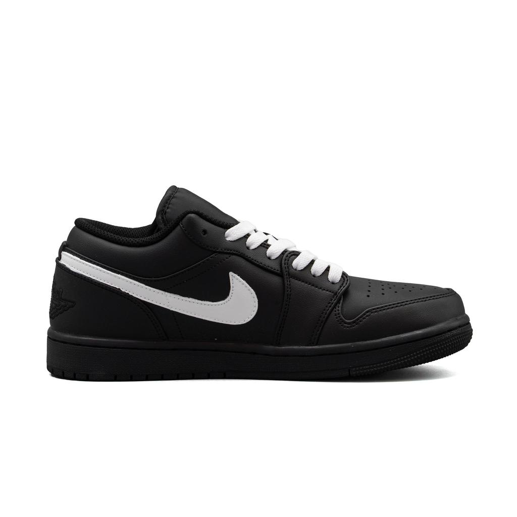 Jordan Air Jordan 1 Low Top Vintage Basketball Shoes Unisex Black White 553558-093(Team-1451SBOX)-Random Packaging Bags
