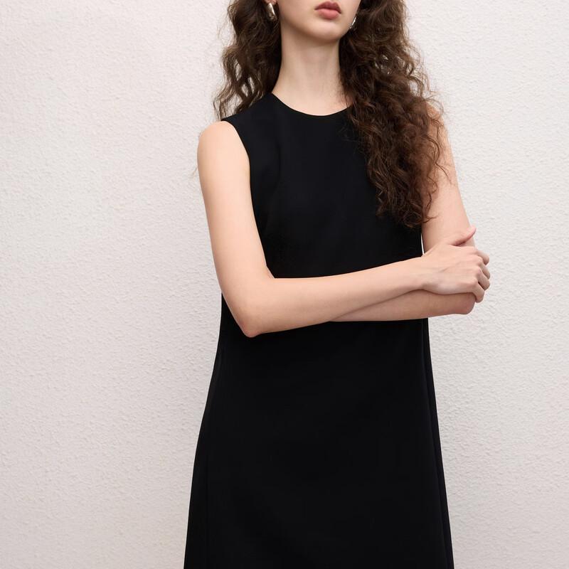 Langzi Acetate Blend Sleeveless Midi Dress