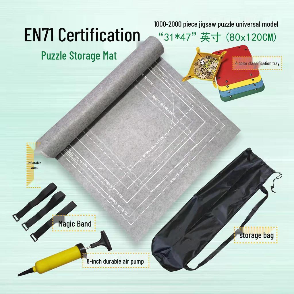 Cross-Border Felt Puzzle Mat for 500-3000 Pieces Jigsaw