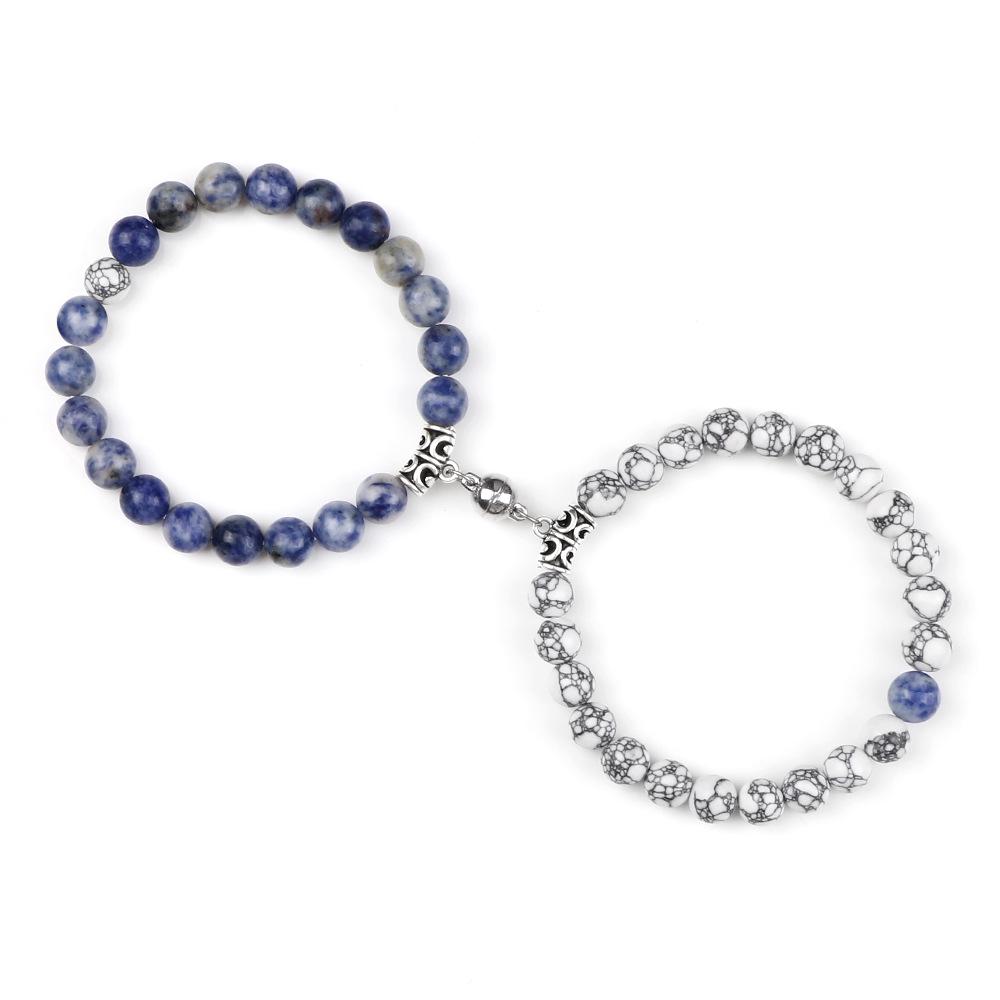 Magnetverschluss Armband Set für Paare und Freunde - Einfaches elastisches Design