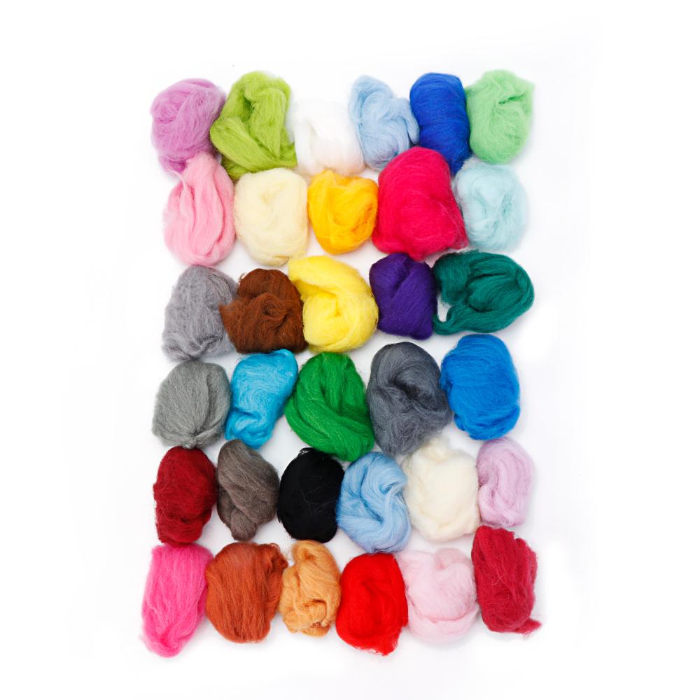 Useful DIY Crafts Foam Mat Starter Tool Kit Wool Roving Felting Sewing Tool Set Needle Felting Kit