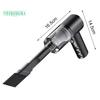 1 Set Vacuum Cleaner Wireless Portable 120W Rechargeable Type-C Interface Universal Handheld Car Dust Collector Vehicle Supplies