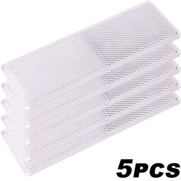 Красная Белая Светоотражающая Лента для Грузовиков Самоклеящаяся Лента Повышенной Видимости Противоударная Наклейка Безопасности для Прицепа Задняя Маркировка