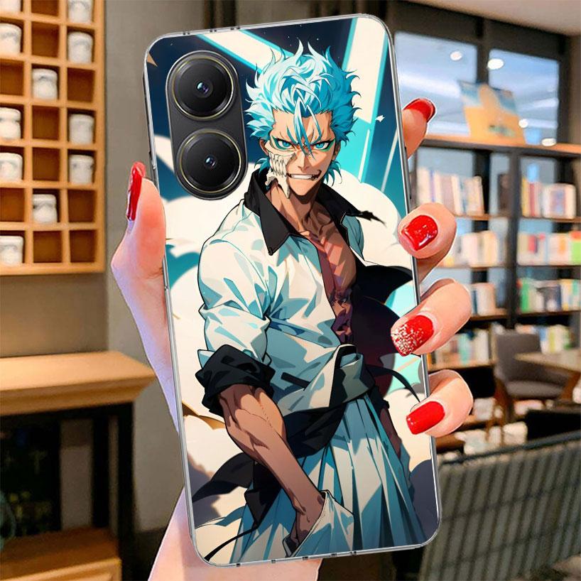 Grimmjow 6 Bleach Phone Case For Xiaomi Poco F7 Ultra X7 X6 X5 Pro M7 Redmi 15C 15 13C 13 12C 12 10C 10 9A 9C 9T 9 Shell Poco F7