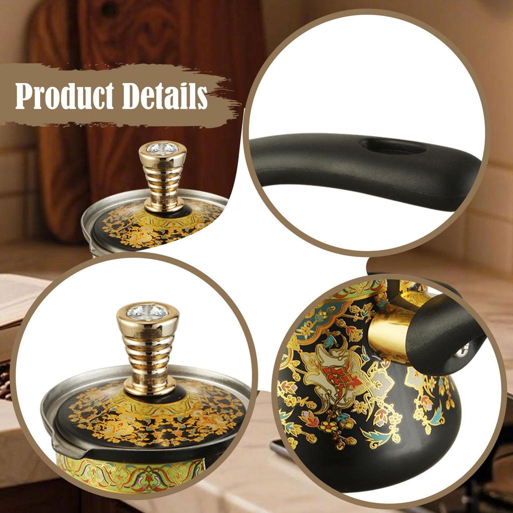 Coffee Pot Butter Milk Warmer Jug Chocolate Melting Teapot for Home Restaurant