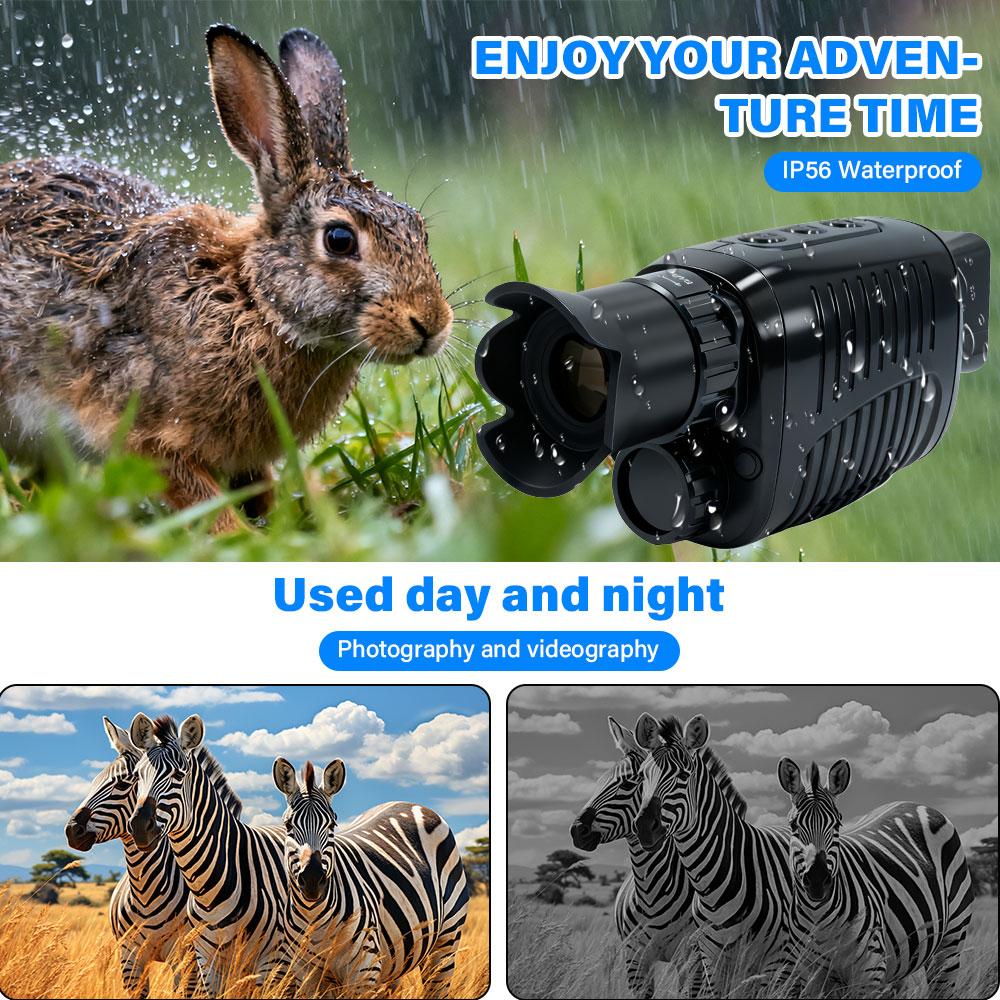R7 Night Vision Monocle Infrared Optical Monocular Digital Zoom 5X Photo 300M Long Range Telescope Night Vision For Hunting