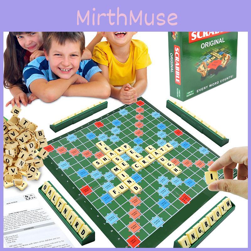 Classic Scrabble Board Game Educational Toy For Kids And Adults