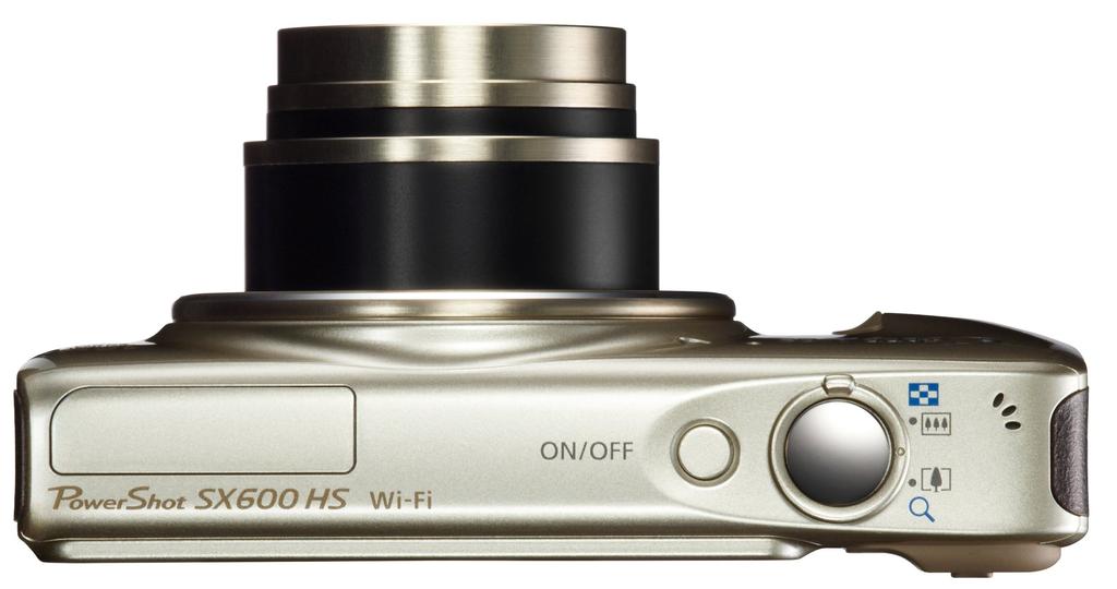 Canon PowerShot SX600 HS Digital 18x Optical Camera, Gold, Zoom, PSSX600HS(GL)