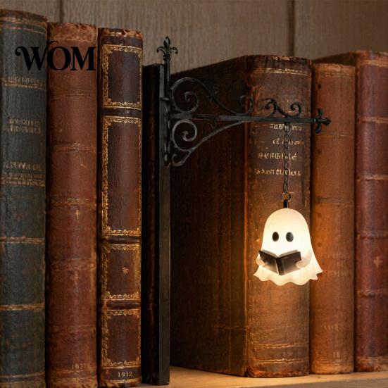 Innen-Akzentbeleuchtung für Nischen Geister-Bücherregalleuchte, Dekorative Retro-Laterne Bibliotheksdekor, Warme LED Dunkel-Akademisches Zimmerdekor Leselampe