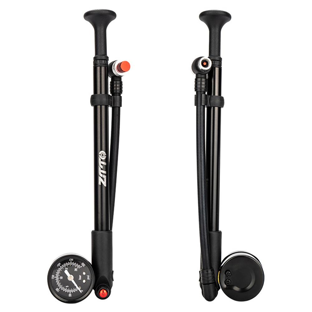 300 PSI Fahrrad-Luftpumpe mit Manometer MTB Fahrrad Dämpferpumpe Schrader-Ventil Fahrrad-Luftdämpfer für Gabel & Hinterradaufhängung