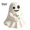 Thanksgiving Gift for Friends Halloween Cute Ghost Figurine, Mini Cartoon Statue, Little Spooky Kawaii Fall Home Decoration Desktop Ornament