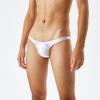 Satin Swimwear Mens Swimsuit Glossy Silk Bulge Pouch String Thongs Mini Bikini Bottom Underwear Low Waist Swimwear Bath Panties