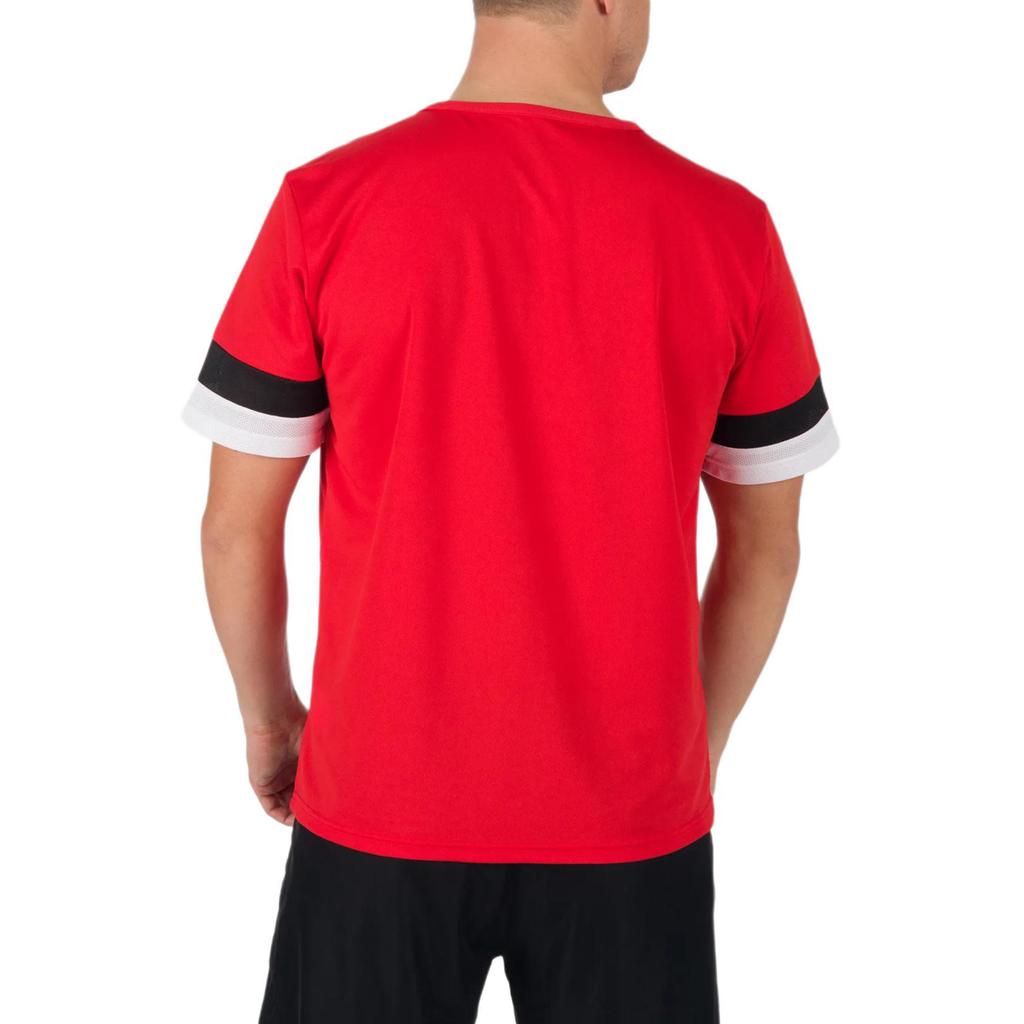Puma Camisetas Masculinas Vermelhas Gola Redonda Ajuste Reto Moderado 704932-01