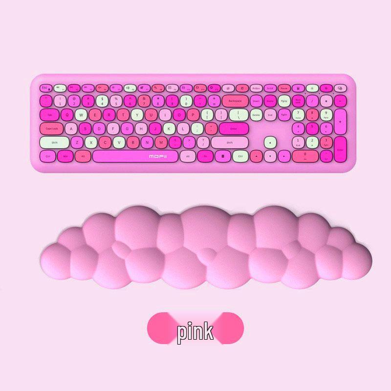Bequeme Memory-Foam Handgelenkauflage Mauspad mit rutschfester PU-Oberfläche für Desktop-Büro
